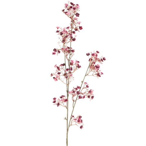 Dirbtinės giraitės „Gypsophila“ kūdikio kvėpavimas Bordo spalvos, 106 cm, 2 vnt.