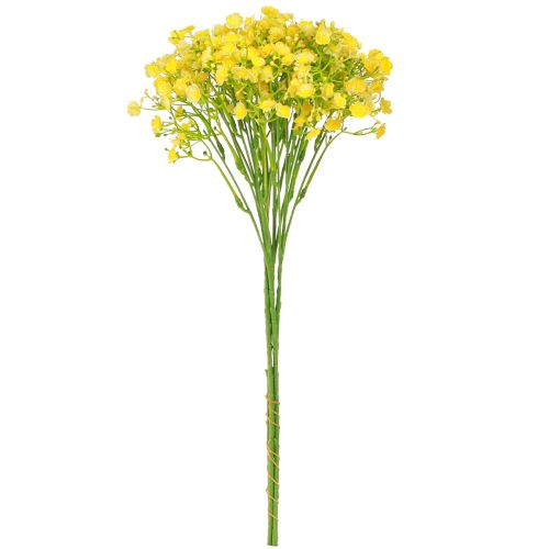 daiktų Gypsophila paniculate gipso žolė geltoni žiedai L46cm 4 vnt