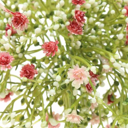 Floristik24 Gypsophila gypsophila dirbtinė kekėje rožinė H28cm 6vnt