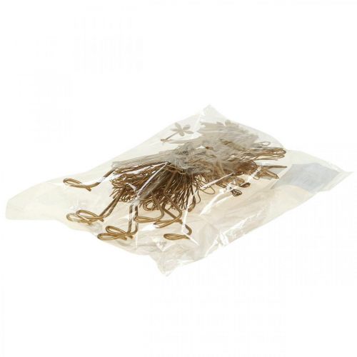 Floristik24 Pakabinama dekoracija metalinė elfų fėjų spyruoklinė dekoracija 17,5×2×12,5cm 4vnt