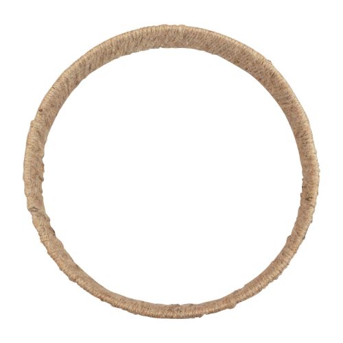 Floristik24 Kabanti apdailos sienų apdaila Boho stiliaus dekoravimo džiuto juostelė Ø30cm