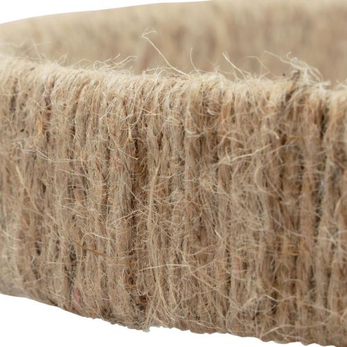 Floristik24 Kabanti apdailos sienų apdaila Boho stiliaus dekoravimo džiuto juostelė Ø30cm