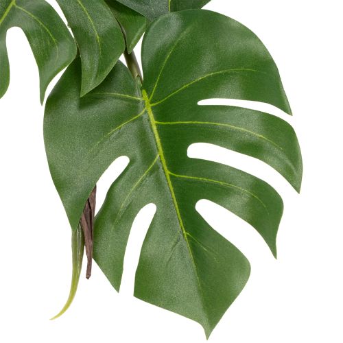 daiktų Dirbtinė monstera su dideliais lapais stilingiems akcentams gyvenamojoje erdvėje 120 cm