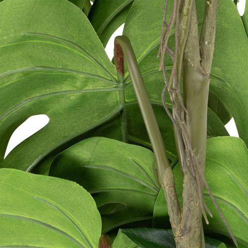 daiktų Dirbtinė monstera su dideliais lapais stilingiems akcentams gyvenamojoje erdvėje 120 cm