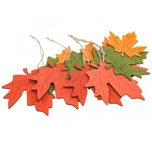 daiktų Rudens deko pakabukas medžio lapai klevo lapas 22cm 4vnt