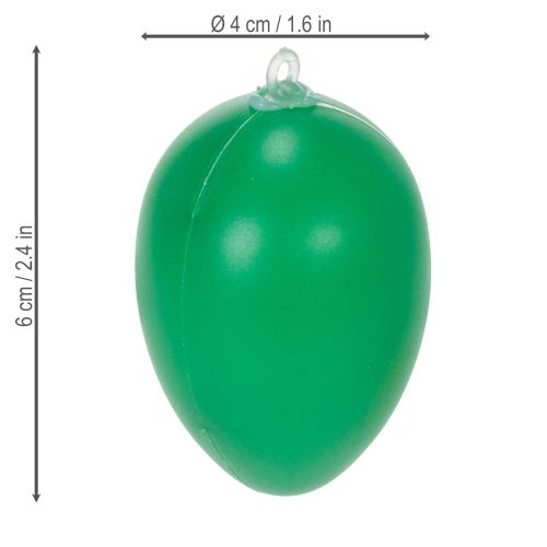 daiktų Velykinių kiaušinių papuošalai pavasarinei dekoracijai namams ar sodui. Spalvingi dekoratyviniai elementai, 6 cm, 24 vnt.