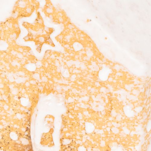 Meduolinio namelio keraminės pakabinamos dekoracijos, žiemos kalėdinės dekoracijos, 6 cm, 3 vnt. | Floristik24.lt