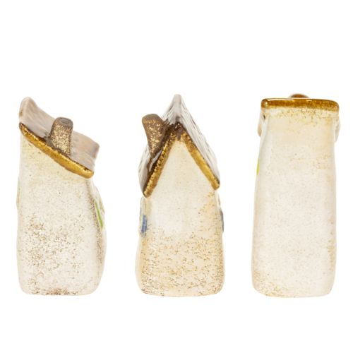 daiktų Keraminė namų dekoracija namams ir gėlių vazonams. Ideali dovana. 10 cm, 3 vnt.