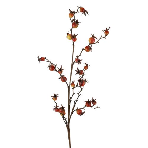 Erškėtuogių šakelė Geltona/Oranžinė Dirbtinė erškėtuogių šakelė Deco L95cm