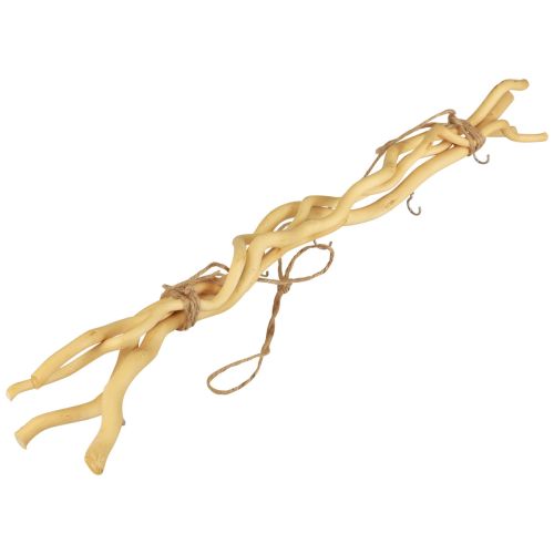 daiktų Kabliuko juostelė, boho sienų apdailos mediena, sienų kabliuko apdaila natural 60cm