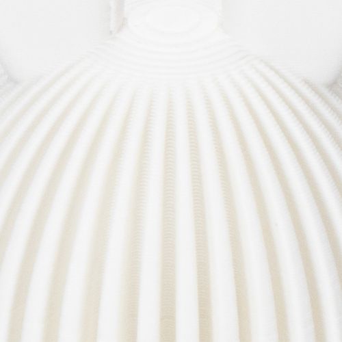 daiktų Dekoratyvinė sulankstyto dizaino triušio figūrėlė moderniam interjerui, svetainei ar biurui, 13 cm, 3 dalys