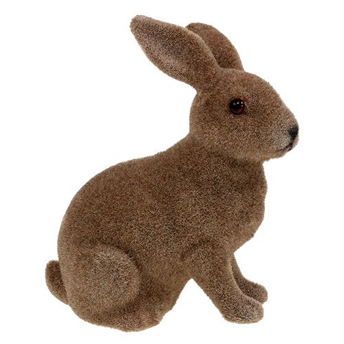 daiktų Triušis pulkuotas rudas 11cm, 13,5cm 6 vnt
