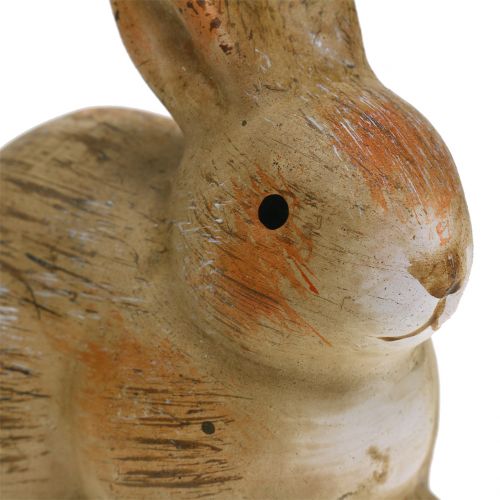Floristik24 Keraminis zuikis gamta 7cm x 8cm 6vnt
