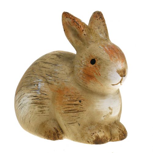 Floristik24 Keraminis zuikis gamta 7cm x 8cm 6vnt