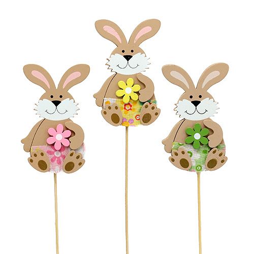 Floristik24 Bunny gėlių kamštelių rūšiavimas. 7,5cm L28cm 15vnt