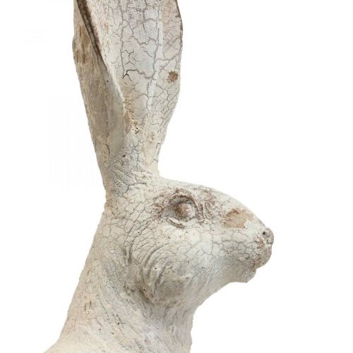 Floristik24 Dekoratyvinis triušio sėdėjimas shabby chic spyruoklinė dekoracija H25cm 2vnt