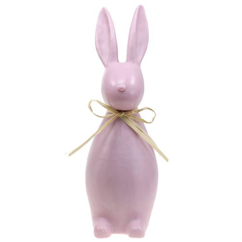 Floristik24 Velykų zuikis Didelis rožinis H47cm