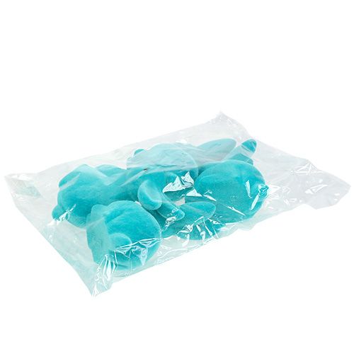 Floristik24 Triušiai turkis 15,5cm pulko 4vnt