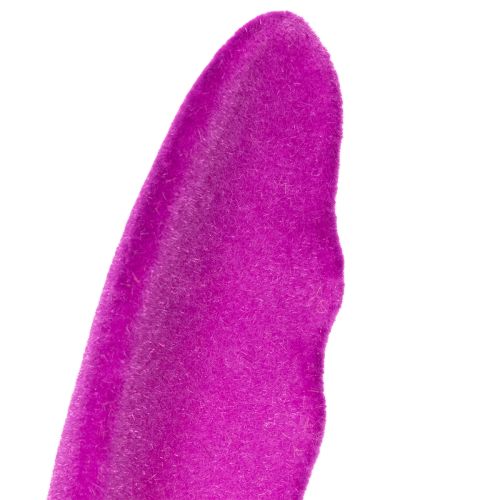 daiktų Velykinės zuikio ausų formos dekoracijos ant pagaliuko, atmosferinės gėlių formos, 31 cm, 4 vnt.