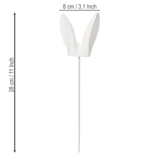 daiktų Kiškio ausytės šventinėms Velykų šventėms ir dekoracijoms, 28 cm, 8 vnt.