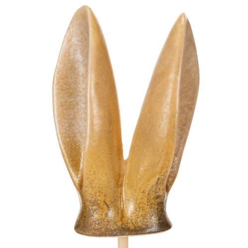 daiktų Velykinės dekoracijos, zuikio ausys, nostalgiški sodo kuolai sodo pagražinimui per Velykas, 35 cm, 2 vnt.