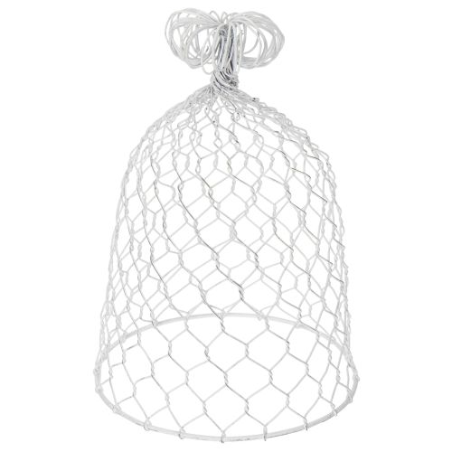 daiktų Vintažinis vielinis varpelis kaimiško stiliaus stalo dekoracijoms, 23 cm