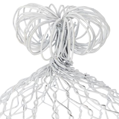 daiktų Vintažinis vielinis varpelis kaimiško stiliaus stalo dekoracijoms, 23 cm