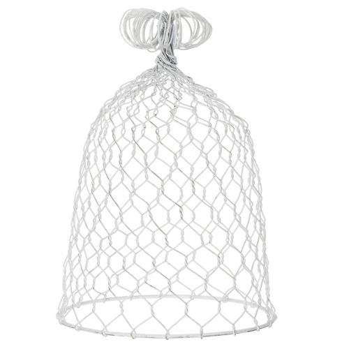 daiktų Vintažinis vielinis varpelis kaimiško stiliaus stalo dekoracijoms, 23 cm