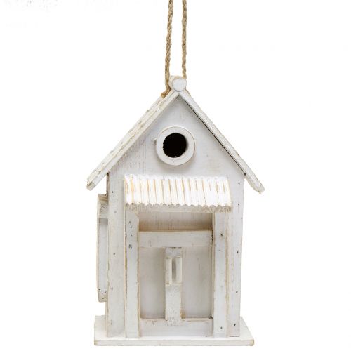 Floristik24 Kabantis Birdhouse White H25,5cm