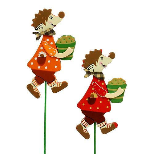 Floristik24 Rudens pagaliukai ežiukas su tortu 12vnt