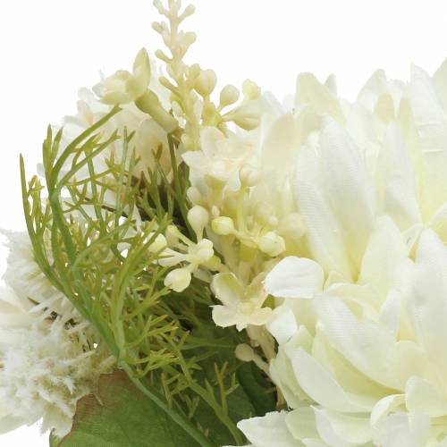 Floristik24 Chrizantemų puokštės mišinys baltas 35cm