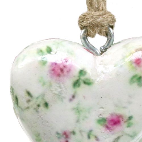 Floristik24 Širdelė pakabinti rožes 5cm 12vnt