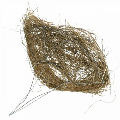 Floristik24 Rankogalių puokštė gamtos šieno rankogaliai Ø20cm 6vnt