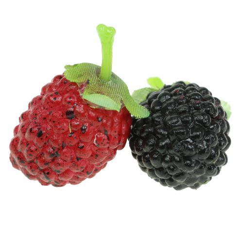 Floristik24 Aviečių mišinys raudona/juoda 4cm x 2cm 36vnt