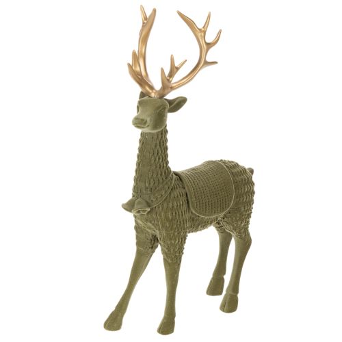 Dekoratyvinė elnio figūrėlė su ragais, 31 cm