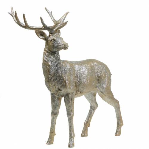 Floristik24 Deco deer šampano blizgučiai 44cm