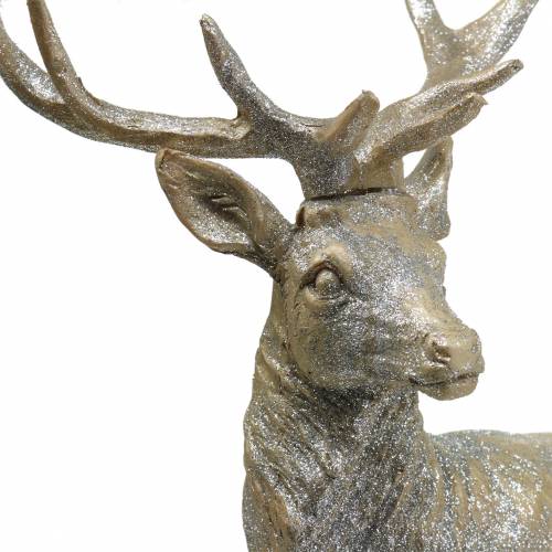 Floristik24 Deco deer šampano blizgučiai 44cm