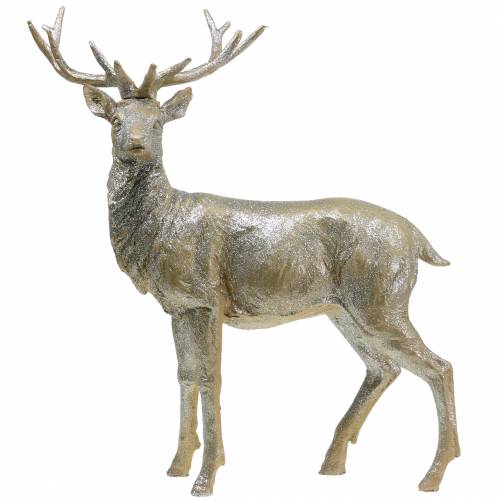 Floristik24 Deco deer šampano blizgučiai 44cm