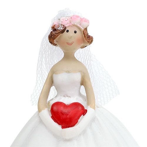 Floristik24 Vestuvių figūra nuotakos pora 13cm 1 pora