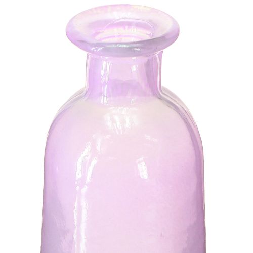 daiktų Aukšta gėlių vaza violetiniai buteliai dekoratyvinis stiklas Ø6,5cm H30cm