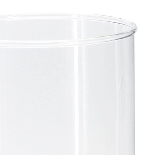 daiktų Aukšta stiklinė vaza stiklinė cilindrinė gėlių vaza skaidri Ø12cm H30cm
