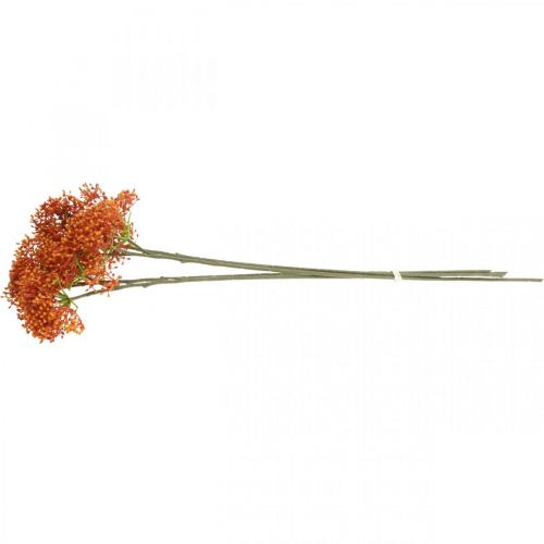 Floristik24 Šeivamedžio apelsinų dirbtinio žiedo šakelė 52cm 4vnt