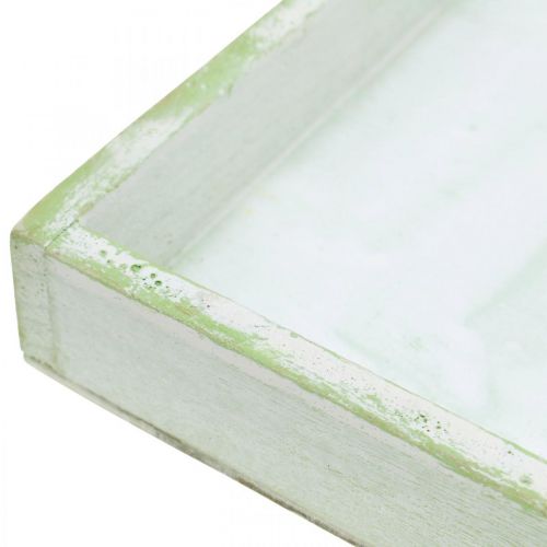 Floristik24 Medinis padėklas, spyruoklinė apdaila, padėklas sodinimui 24,5×24,5cm