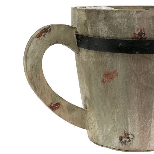 Floristik24 Medinis puodelis sodinimui Ø14cm H14,5cm
