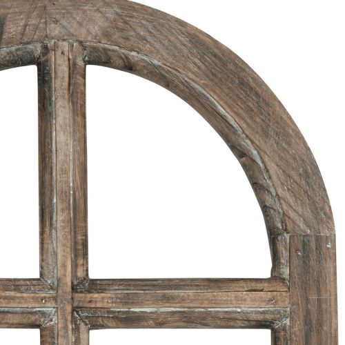Floristik24 Medinė apdaila kaimiškas dekoratyvinis lango rėmas medinis rudas 29,5×48cm