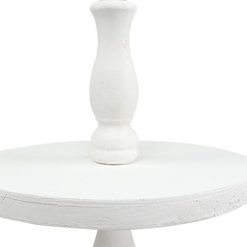 Medinė lentyna balta H50cm | Floristik24.lt