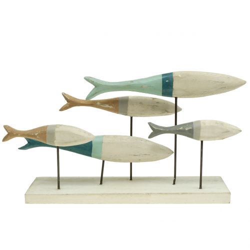 Floristik24 Medinė žuvytė ant stovo 34cm x 16cm x 7,5cm