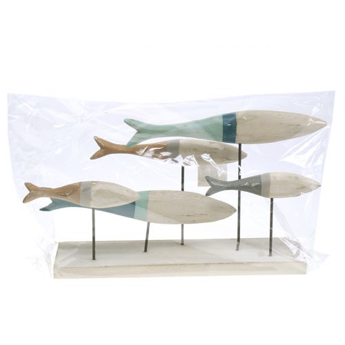 Floristik24 Medinė žuvytė ant stovo 34cm x 16cm x 7,5cm