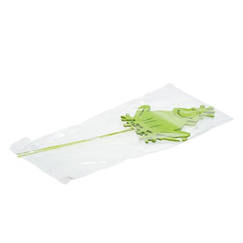 daiktų Medinė varlė ant pagaliuko 30cm L62,5cm 2vnt.