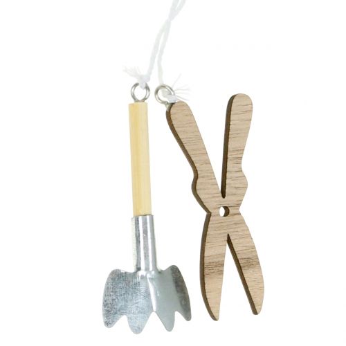 Floristik24 Medinės pakabos sodo įrankiai 5vnt